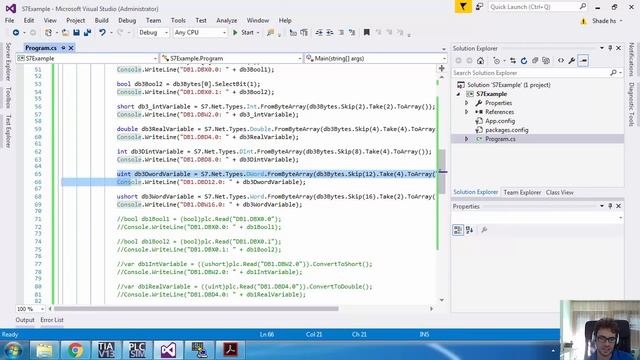 Connect to Siemens S7 plc with C# and S7.Net смотреть онлайн
