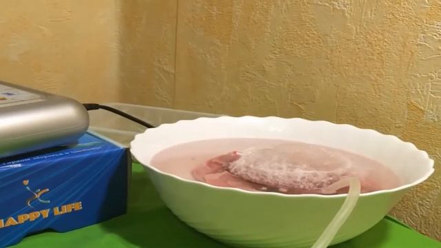Очищение мяса озонатором Happy Life смотреть онлайн