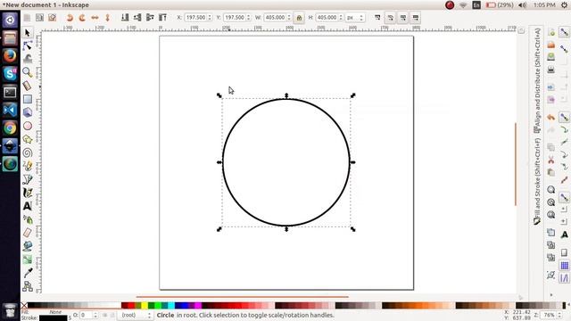Inkscape tutorial - concentric circles - very simple tutorial смотреть онлайн