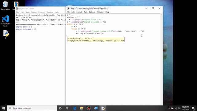 3. Matrix Looping without Array (Python 3) смотреть онлайн