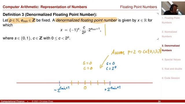 Lecture 2021 Numerical Methods: Session 02: Computer Arithmetic (2): Floating Point Numbers (1) смотреть онлайн