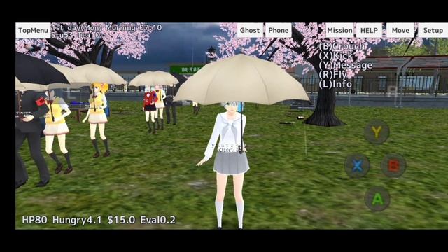 ❄️как сделать снег/зиму в скул герл симулятор❄️|School girl simulator|скул герл симулятор|туториал| смотреть онлайн