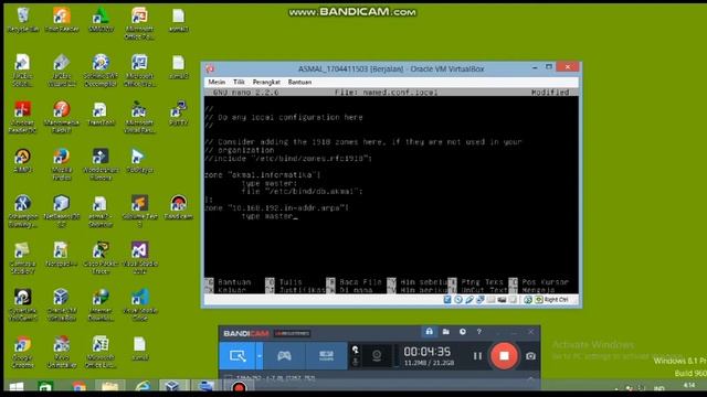 KONFIGURASI SSH SERVER , DNS SERVER , FTP SERVER DAN PROSES PENGUJIAN PADA ORACLE VM VIRTUALBOX смотреть онлайн