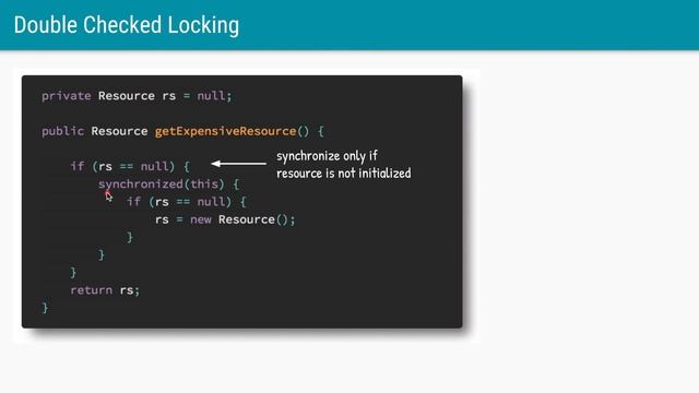 Singleton and Double Checked Locking смотреть онлайн