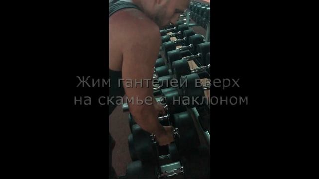Жим гантеллей вверх на скамье Урок №1 Упражнение №2 AVA канал смотреть онлайн