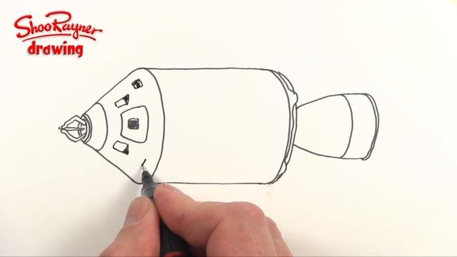 How to draw the Apollo Command Module смотреть онлайн