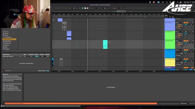 AHEE Nerding Out & Making Glitch Hop - March 10th 2024 смотреть онлайн