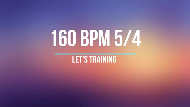 Metronome 160bpm 5/4 смотреть онлайн