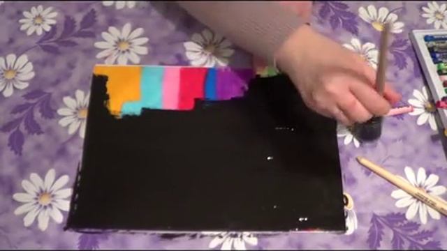 Техника рисования Граттаж. Часть 1. смотреть онлайн