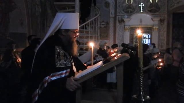 Покаянный канон преподобного Андрея Критского. Четверг. Читает митрополит Евгений. смотреть онлайн