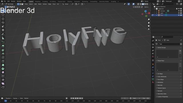 как редактировать текст в блендере смотреть онлайн