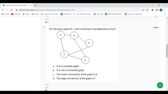 Data Structures and algorithms using Java Week 9 assignment solutions | NPTEL смотреть онлайн