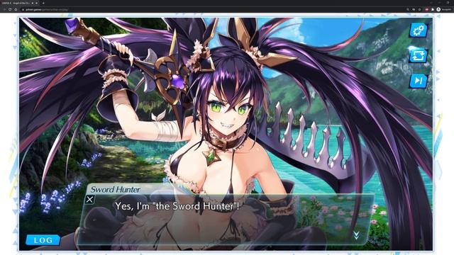 UNITIA X　Angel of the Oracle X Goddess of the End - Ryobu Blademaster Saga - Story 2 смотреть онлайн