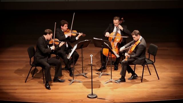 The Jerusalem Quartet performs Mozart Quartet K. 421, 4th movement смотреть онлайн