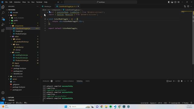 56. Toggle Color Mode Component смотреть онлайн
