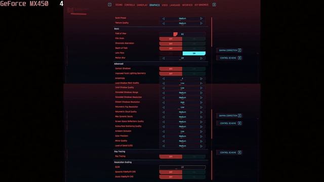 ? NVIDIA GeForce MX450 (GDDR6, 25W) - Cyberpunk 2077 Gameplay Benchmarks (1080p)