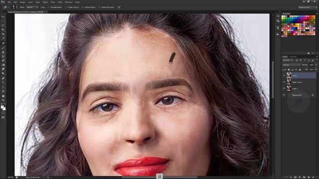 Acid Attack victim Reshma Qureshi Photo Restoration tutorial in photoshop смотреть онлайн