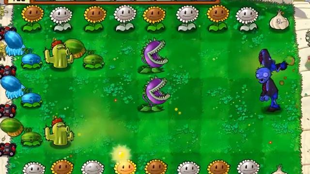 Играю PlantsVsZombies просто так я гений ;| смотреть онлайн