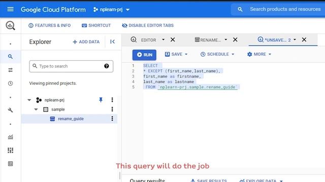 ็How to rename a column name in Google BigQuery смотреть онлайн
