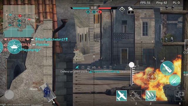 M60A1 AOS: Backline Support - War Thunder mobile смотреть онлайн