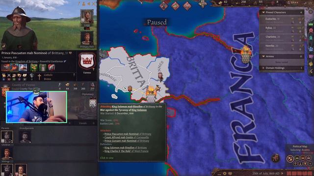 ⚔️ Crusader Kings 3 NÃO TE DEIXA venerar GIGANTES смотреть онлайн