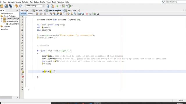 How to Convert numbers to binary using Java (NetBeans) смотреть онлайн