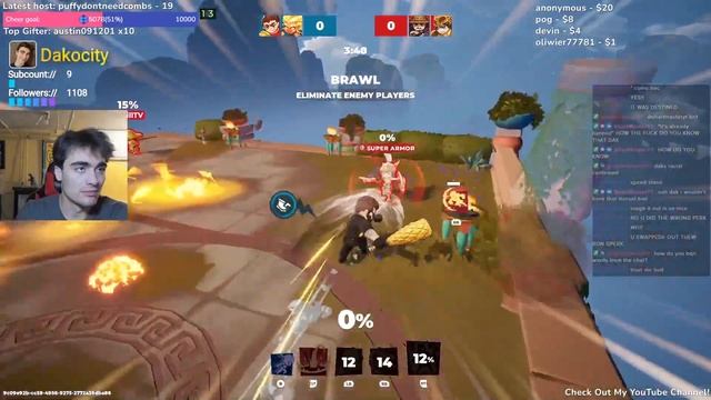 Hercules Hits Like A TRUCK! DKO Divine Knockout Gameplay смотреть онлайн