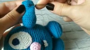 ВЯЗАНЫЙ КРОШ КРЮЧКОМ МАСТЕР-КЛАСС / КРОШ АМИГУРУМИ / СМЕШАРИК КРОШ ВЯЗАНЫЙ  КРЮЧКОМ