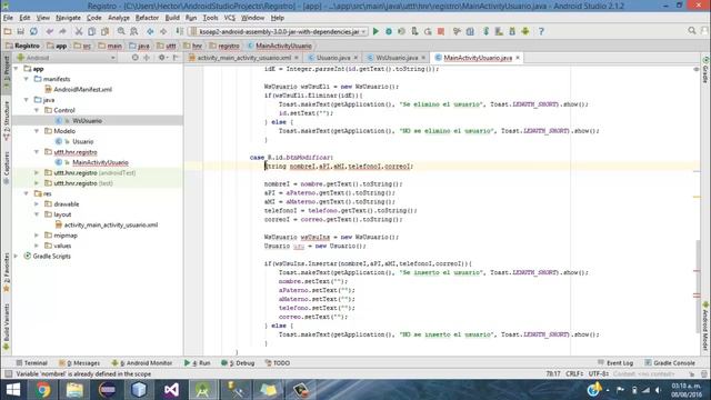 CRUD Android Studio + Java + SQL Server(Parte 11) смотреть онлайн