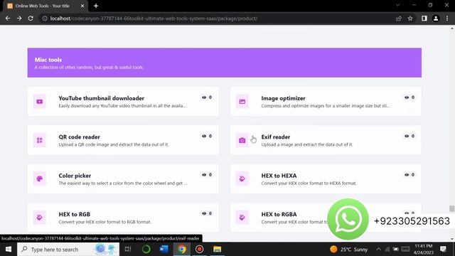 Create Complete Online Web Tools Website free php script with admin panel смотреть онлайн