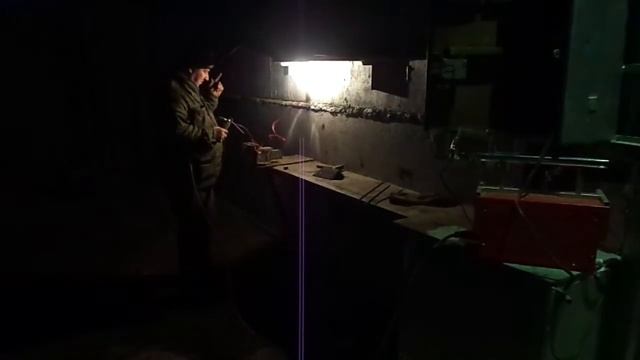 Переноска от сварочного аппарата, Маска со светодиодами. смотреть онлайн