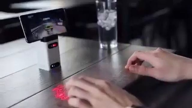 Лазерная клавиатура портативная для телефона, планшета. Laser keyboard portable for phone, tablet. смотреть онлайн