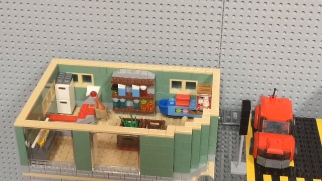 Самоделка: Лего продуктовый магазин / MOC: Lego grocery store смотреть онлайн