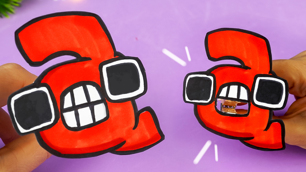 Безумная трансформация ALPHABET LORE Простые поделки из бумаги смотреть онлайн