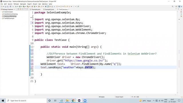 Difference b/w Find Element and Find Elements in Selenium WebDriver? смотреть онлайн