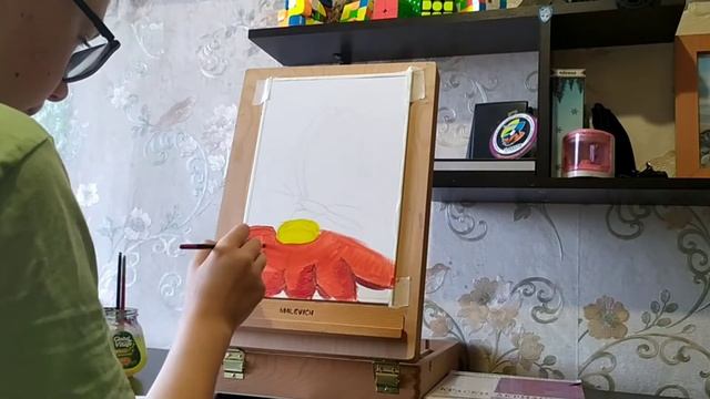 Учусь рисовать акрилом за 24 часа! смотреть онлайн