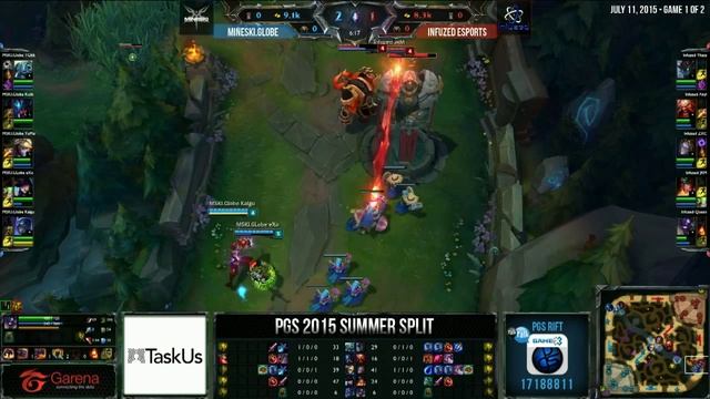 PGS 2015 SUMMER SPLIT GROUP STAGE W8 - MSKI vs INFZ смотреть онлайн