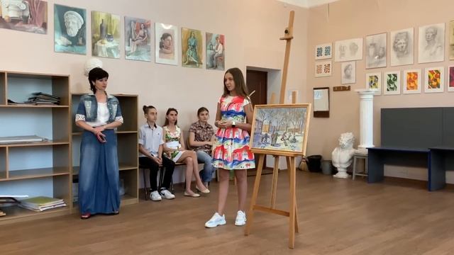 Защита дипломной работы// художественная школа// смотреть онлайн