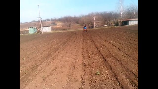 Мотоблок МБ-1+сеялка (мини) смотреть онлайн