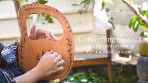 cega 16 strings lyre harp musical instrument