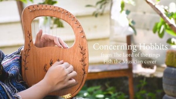 cega 16 strings lyre harp musical instrument