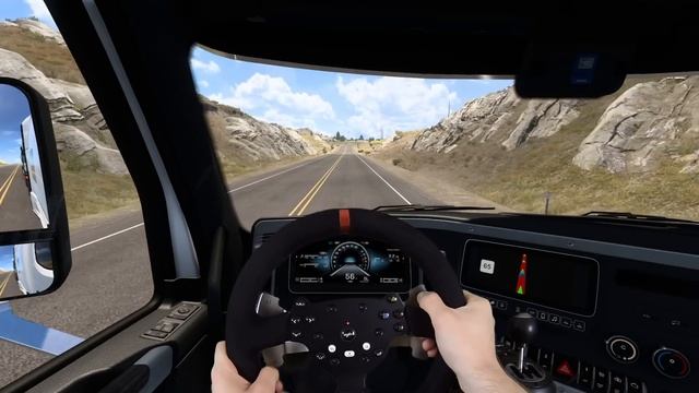 EXTREME Realism | Mixed reality in American Truck Simulator - Montana DLC | Real Hands POV смотреть онлайн