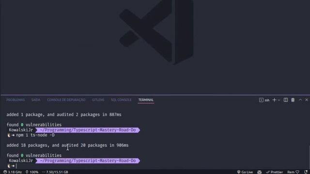 Instalando o typescript - TypeScript em pouco tempo #1 смотреть онлайн
