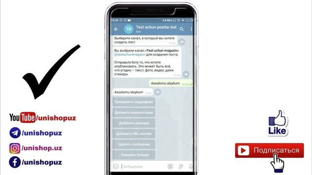 Controllerbot - Telegramda chiroyli postlar yozish, kanal yurgazish смотреть онлайн