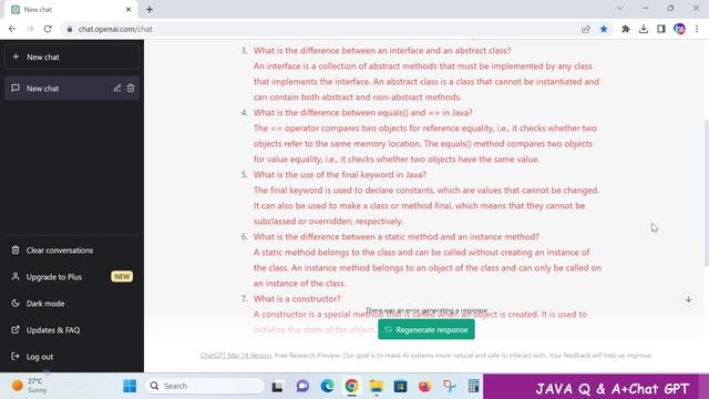 Java Basic Interview questions and answers - Chatgpt Explained смотреть онлайн