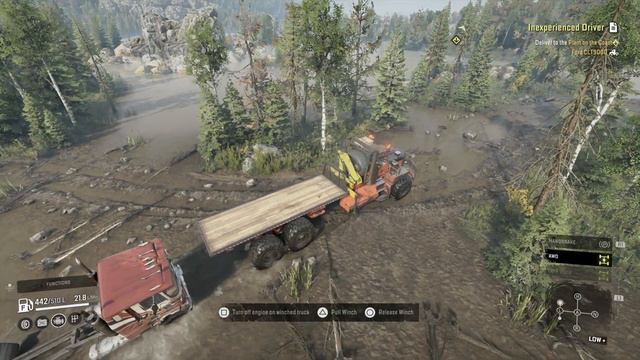 Snowrunner British Columbia Inexperionce Deiver Kenworth 963 смотреть онлайн