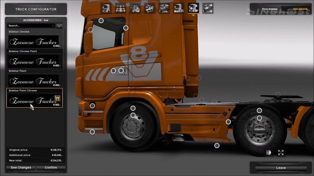 Scania Mega Tuning Mod ETS2 (Euro Truck Simulator 2) смотреть онлайн