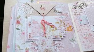 Скрапбукинг.Альбом 30_30 см ручной работы.Large handmade photo album.scrapbooking.mp4