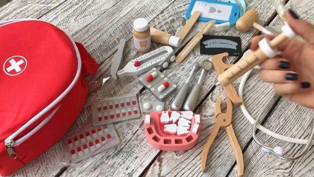 Детский деревянный набор доктор стоматолог сюжетно-ролевой набор смотреть онлайн