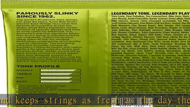Ernie Ball Regular Slinky Nickel Wound Bass Guitar Strings, 50-105 Gauge (P02832) смотреть онлайн